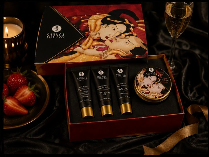 SHUNGA - KIT SECRET GEISHA FRAISES ET CAVA