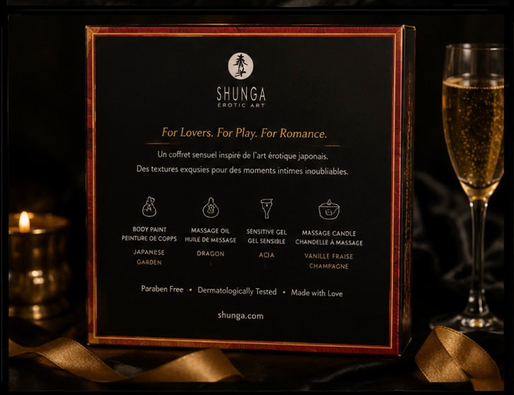 SHUNGA - KIT SECRET GEISHA FRAISES ET CAVA