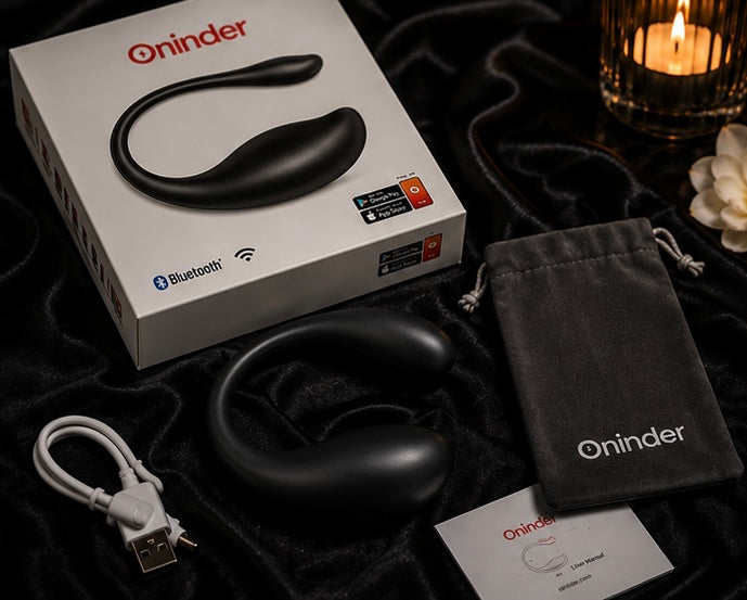ONINDER - OEUF VIBRANT CONNECTÉ NOIR