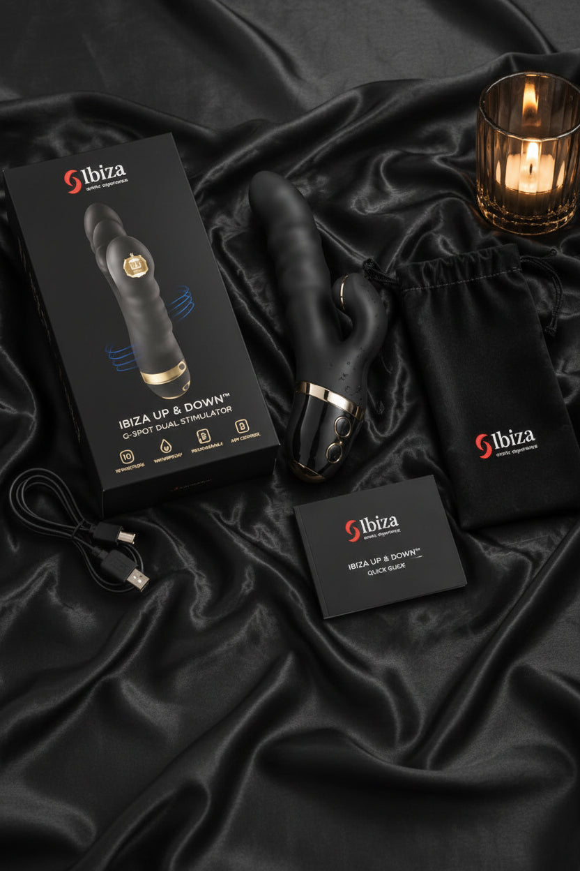 ✨IBIZA  UP & DOWN -Stimulateur Double Action Noir
