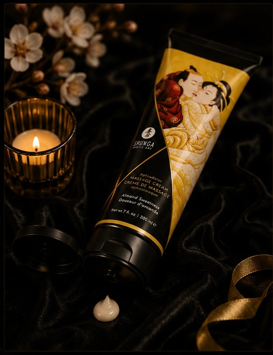 SHUNGA - CRÈME DE MASSAGE AUX AMANDES DOUCES 200 ML