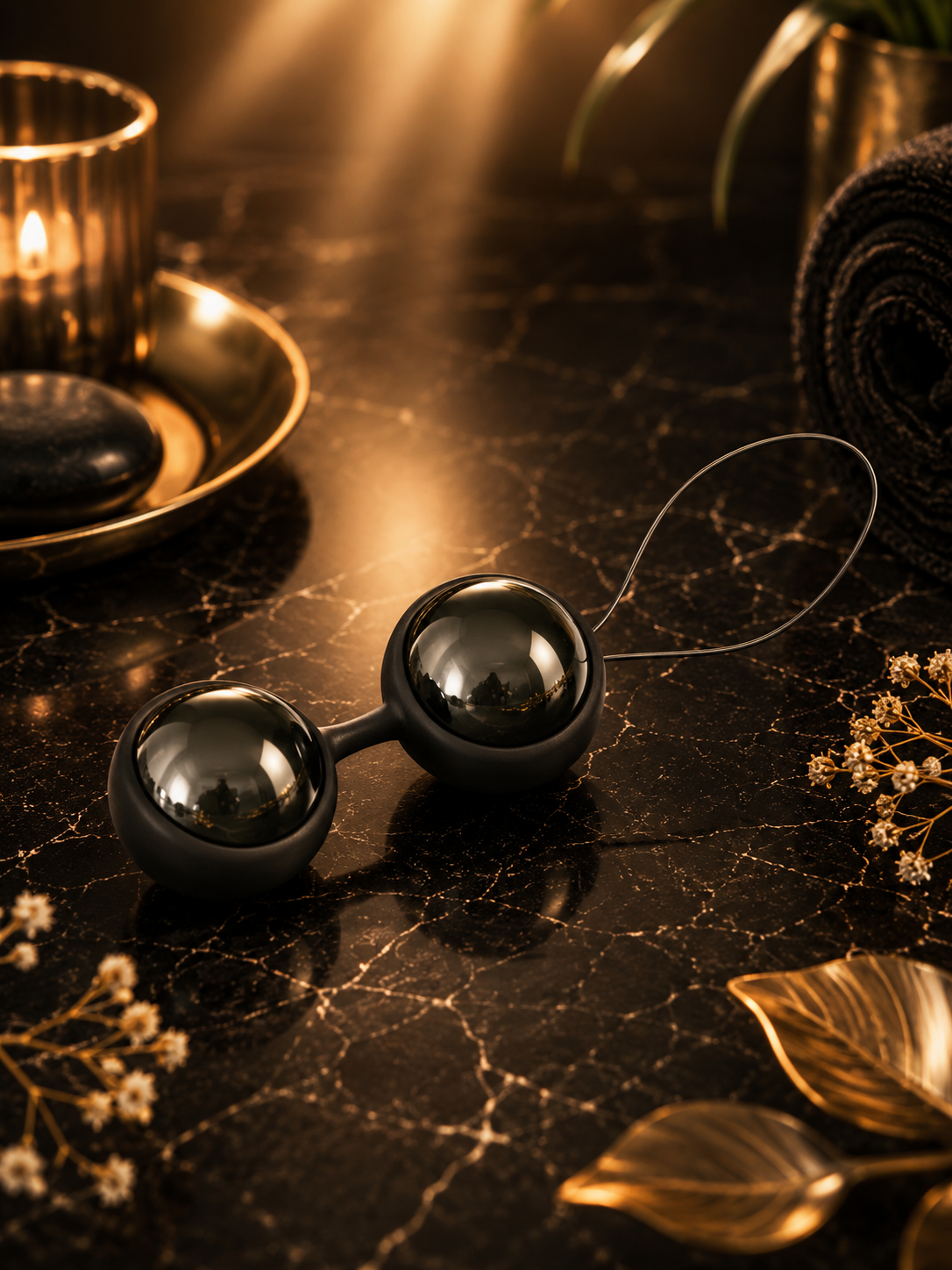 ✨LELO - LUNA BEADS NOIR BALLES DE KEGEL