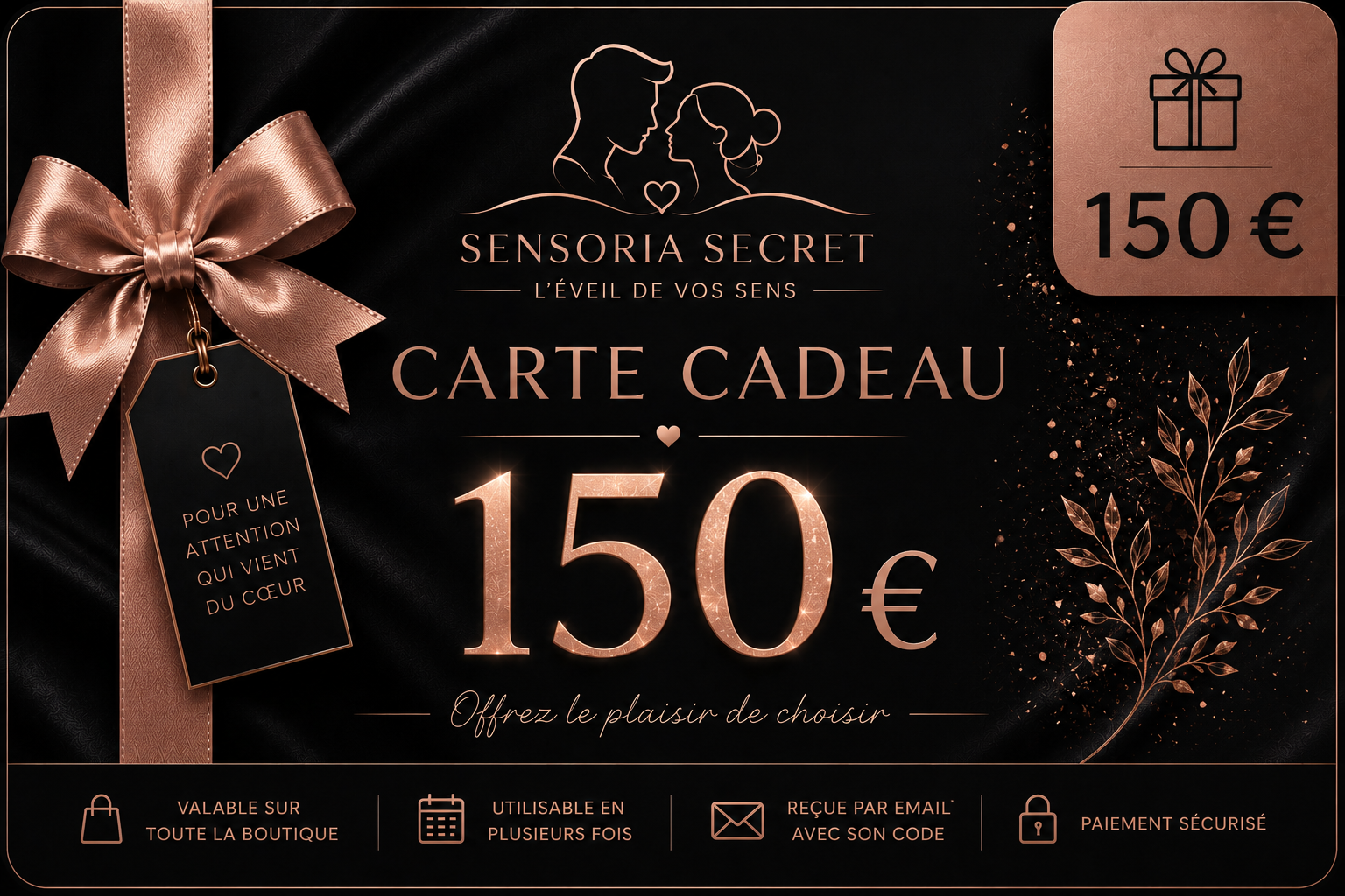 🎁 Carte cadeau 150 €