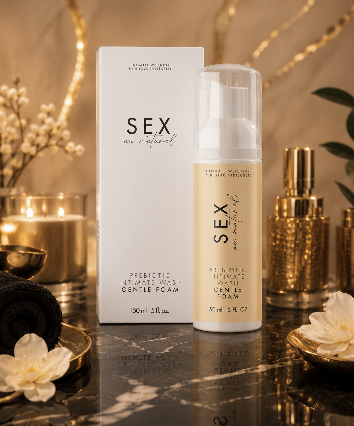 ✨Bijoux Indiscrets – Gel intime prébiotique avec mousse – 150 ml