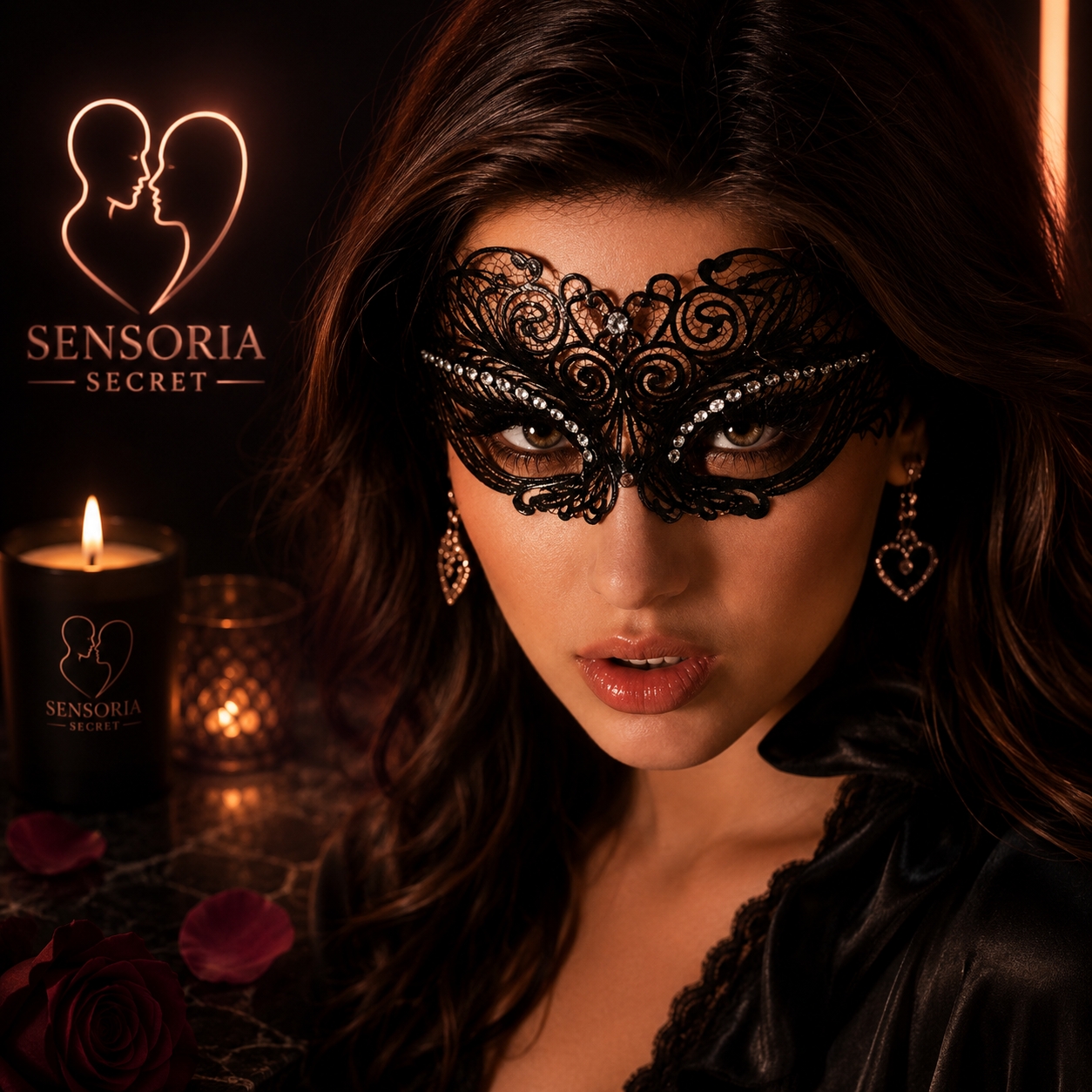 ✨Chilirose – Masque Noir CR 3706