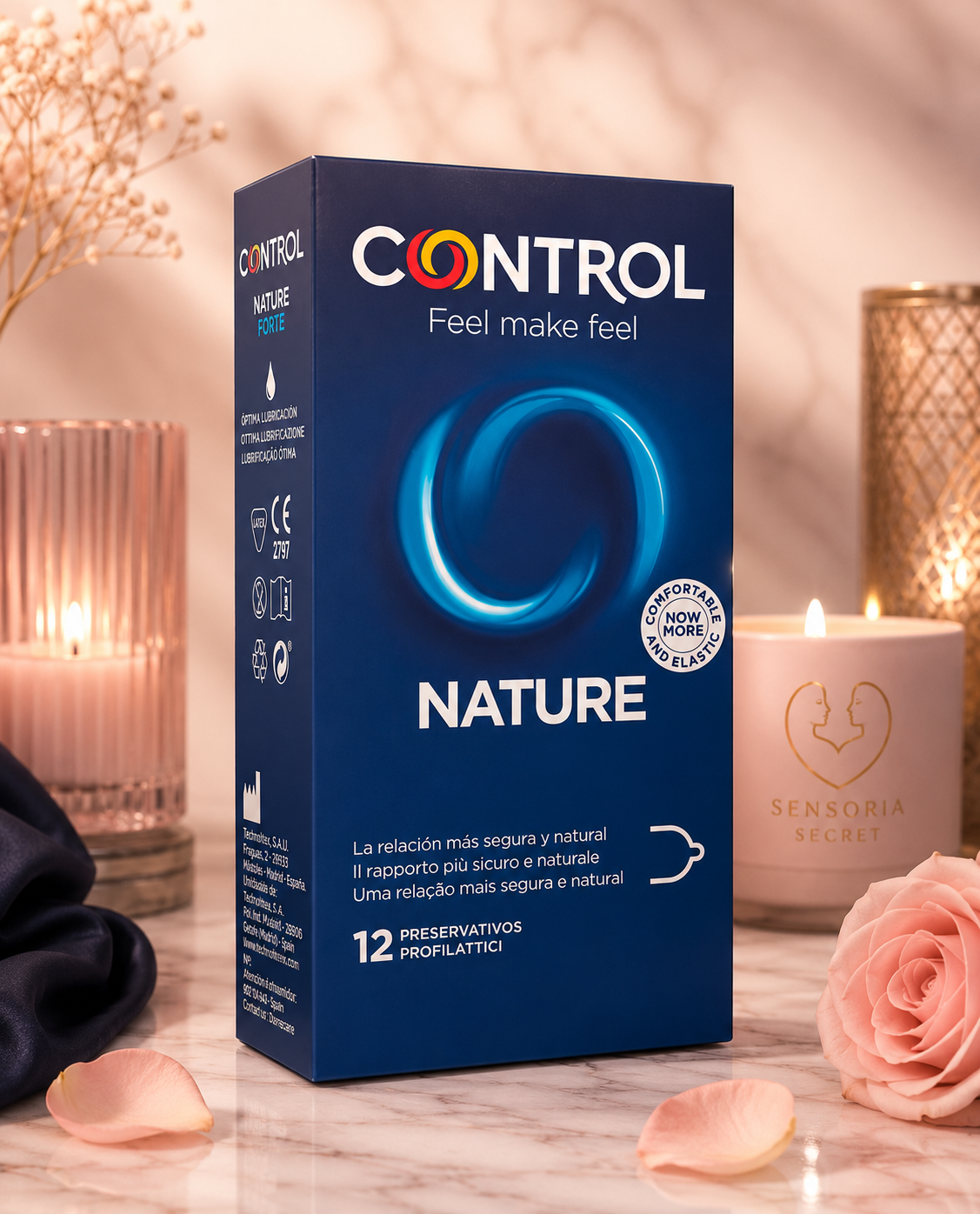 ✨Control – Préservatifs Adapta Nature-(Boîte de 12)