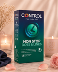 ✨Control – Non Stop Dots & Lines (Boîte de 12 Préservatifs)