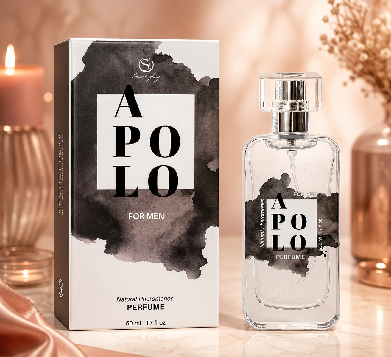 ✨SecretPlay Apolo – Spray Parfum aux Phéromones Naturelles Homme 50 ml