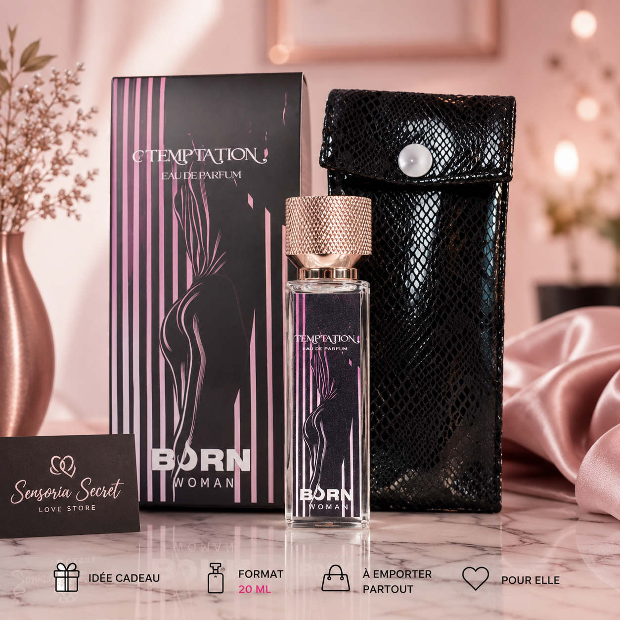 ✨Burn Temptation – Eau de Parfum Femme 20 ml