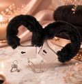 ✨Darkness – Menottes en Métal Doublées Noires