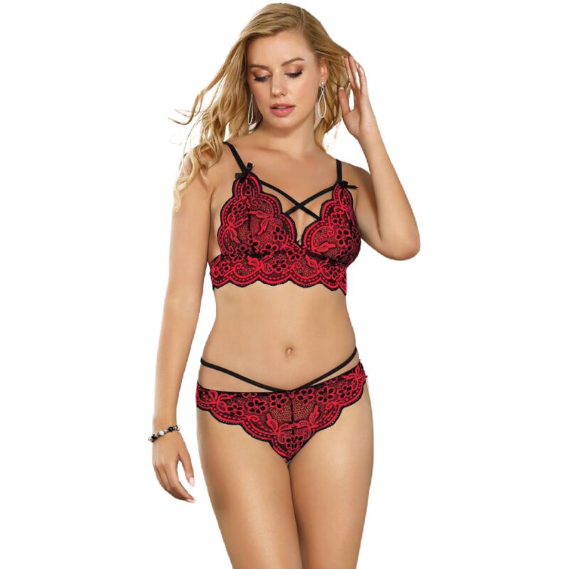 ✨Subblime Ensemble Dentelle Rouge & Noire