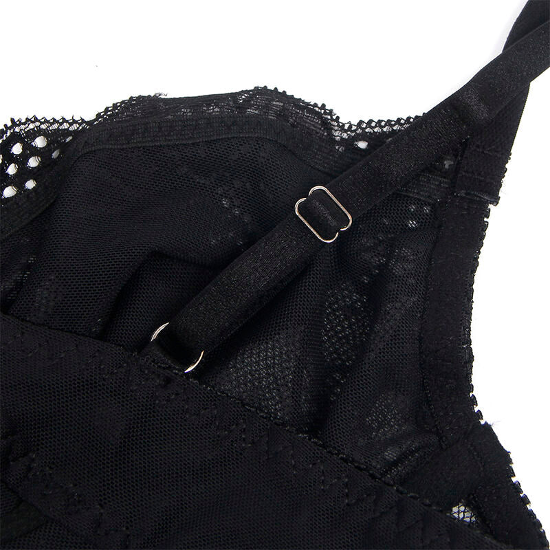 ✨Subblime Body Dentelle Noir avec Fermeture à Pressions