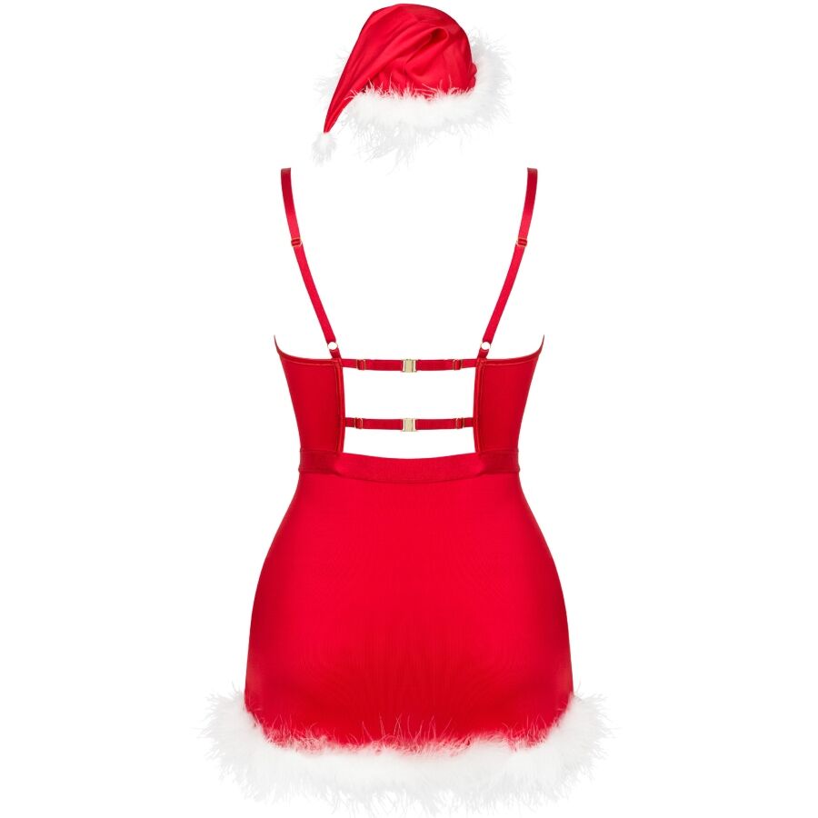 ✨LivCo Corsetti Fashion – Agethe LC 90607 Chemise + String + Bonnet de Noël